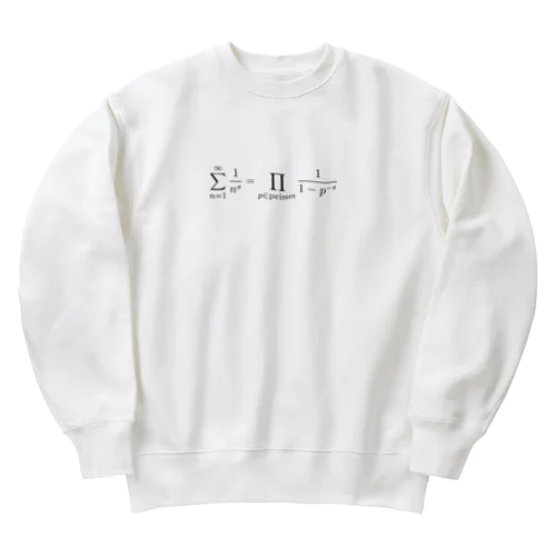 オイラー積 - Euler product -  Heavyweight Crew Neck Sweatshirt