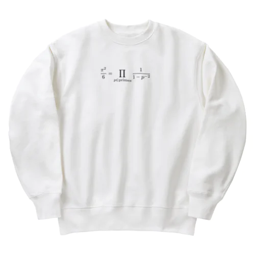 オイラー積 (2) - Euler product - Heavyweight Crew Neck Sweatshirt