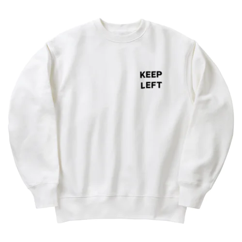 KEEP LEFT Heavyweight Crew Neck Sweatshirt