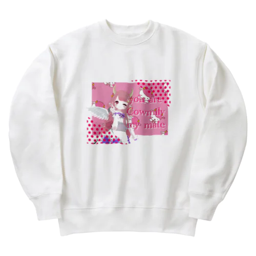 【月牛ぎゅ通常グッズ】あなたは私の仲間ですてぃーしゃつ Heavyweight Crew Neck Sweatshirt