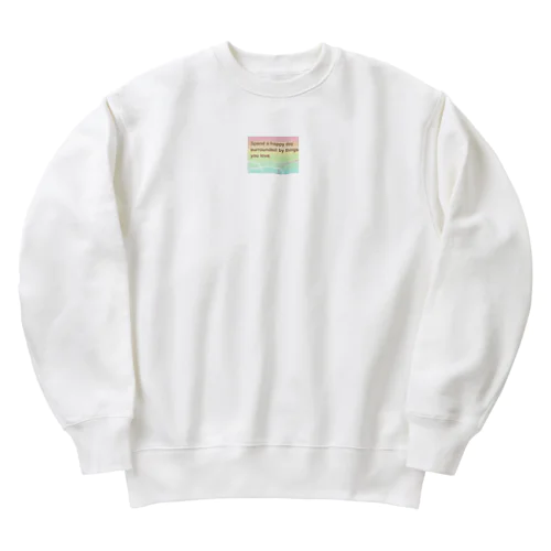 レインボー Heavyweight Crew Neck Sweatshirt