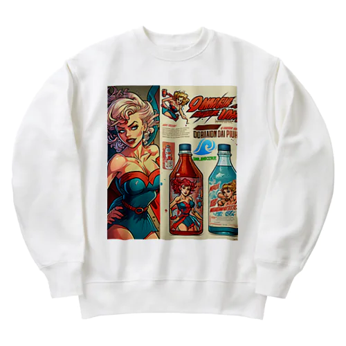 ナタリー is a model for Dr.inkerz Heavyweight Crew Neck Sweatshirt