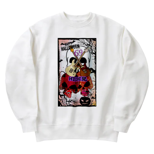 ROCK☆HIDE兄☆６９☆グッズ仲間だゼー Heavyweight Crew Neck Sweatshirt