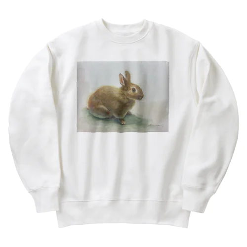 うさぎのうめちゃん Heavyweight Crew Neck Sweatshirt