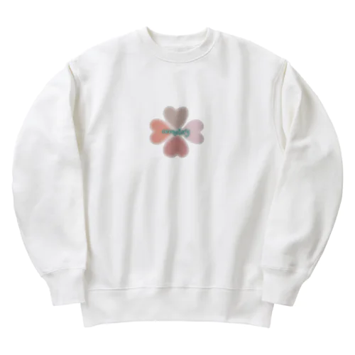 clover heart Heavyweight Crew Neck Sweatshirt