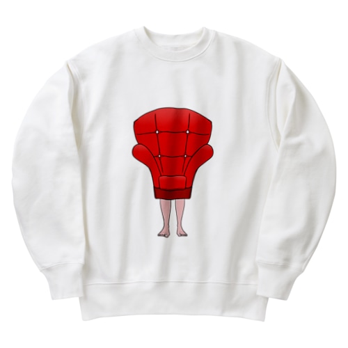 足の生えた椅子 Heavyweight Crew Neck Sweatshirt