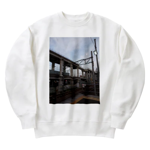 知立駅 Heavyweight Crew Neck Sweatshirt