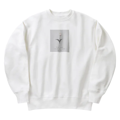 Shabby Chic , Tulip . Heavyweight Crew Neck Sweatshirt