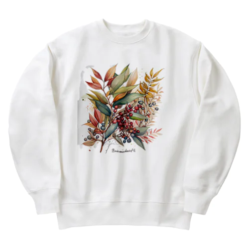 ナンテン/南天 Heavyweight Crew Neck Sweatshirt