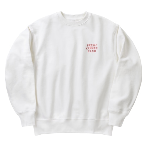 FRESH COFFEE CLUB Heavyweight Crew Neck Sweatshirt