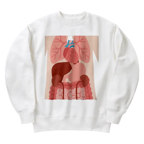 In the body Heavyweight Crew Neck Sweatshirt