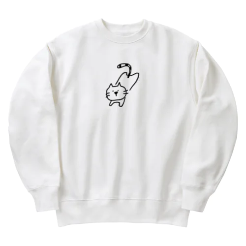 ねこさん Heavyweight Crew Neck Sweatshirt