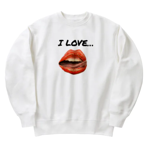 アイラブ❤ Heavyweight Crew Neck Sweatshirt