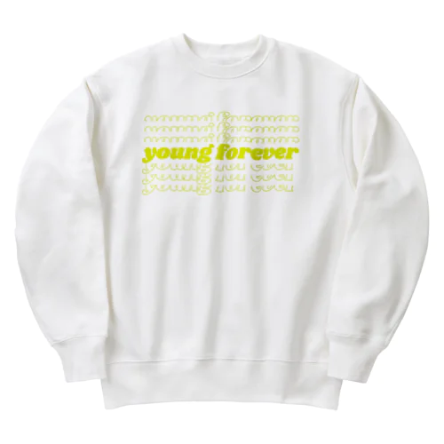 young forever Heavyweight Crew Neck Sweatshirt