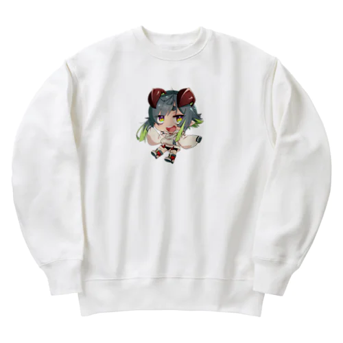 那菜風誌の身代わりさん Heavyweight Crew Neck Sweatshirt