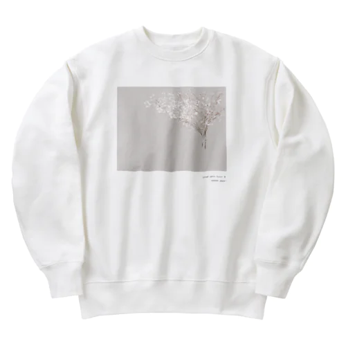 🫖 sakura milk tea . Heavyweight Crew Neck Sweatshirt