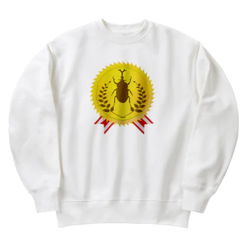 カブトムシメダル Heavyweight Crew Neck Sweatshirt