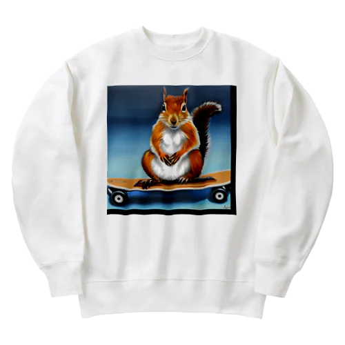 スケートボードのリス Heavyweight Crew Neck Sweatshirt