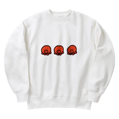 ころたこ Heavyweight Crew Neck Sweatshirt