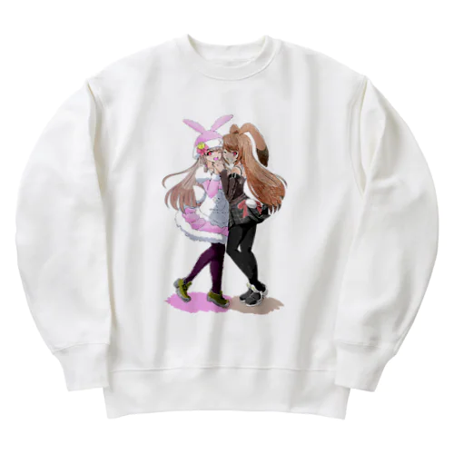 トゥーンベリーズ「ウイッシュピース」と「アイドリングベリー」ヒトバージョン Heavyweight Crew Neck Sweatshirt