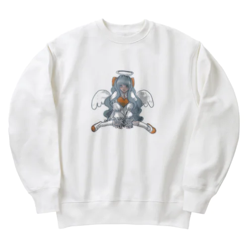 天使ちゃん Heavyweight Crew Neck Sweatshirt