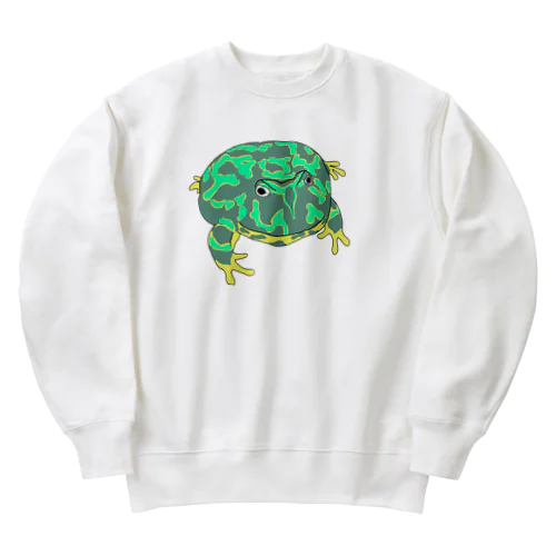 ベルツノガエルのゲコタロウ Heavyweight Crew Neck Sweatshirt