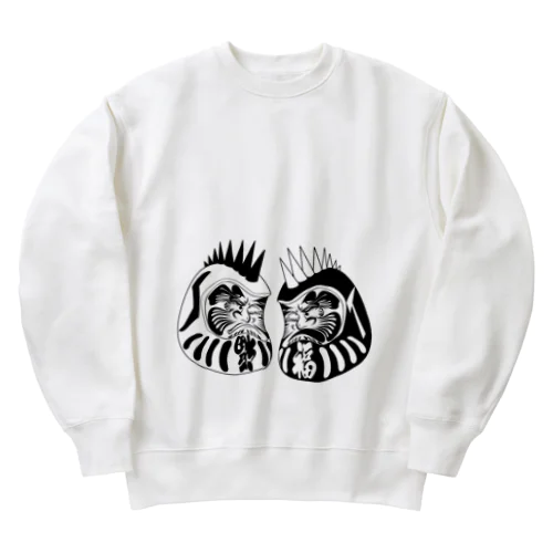 モヒカン達磨 Heavyweight Crew Neck Sweatshirt