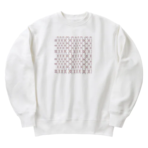 抱っこひもからバイバイ模様 Heavyweight Crew Neck Sweatshirt