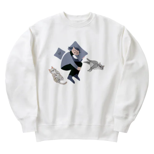 寝る子 Heavyweight Crew Neck Sweatshirt