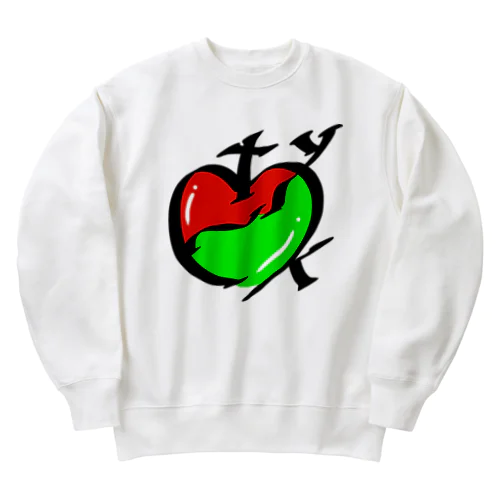 まきたゃアップル Heavyweight Crew Neck Sweatshirt