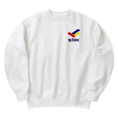 TETRX透過ロゴ Heavyweight Crew Neck Sweatshirt