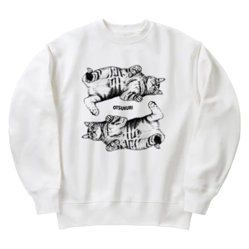 いとこの猫・餃子×2 Heavyweight Crew Neck Sweatshirt