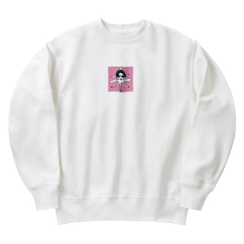 毛皮にくるまる？羊ちゃん Heavyweight Crew Neck Sweatshirt