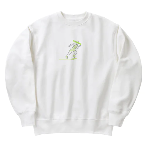 ランニングが趣味 Heavyweight Crew Neck Sweatshirt