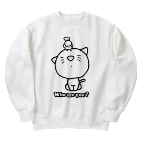 アナタはだあれ？(透過ver.) Heavyweight Crew Neck Sweatshirt