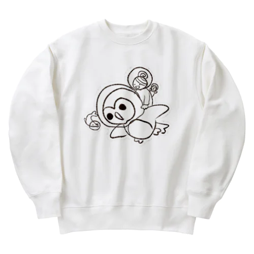 みいちゃんとふくちゃん01 Heavyweight Crew Neck Sweatshirt