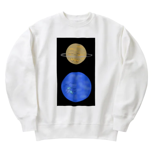 どせい と かいようせい Heavyweight Crew Neck Sweatshirt