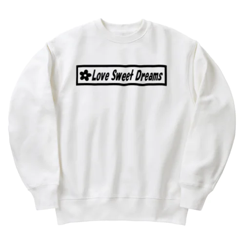 LSD　ロゴ　黒 Heavyweight Crew Neck Sweatshirt