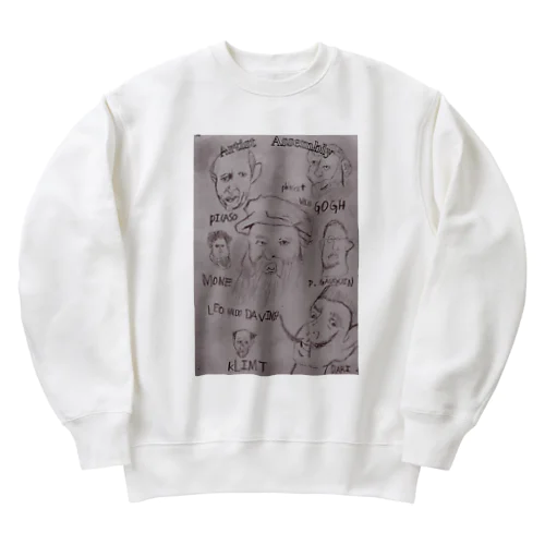 artist assembly  Heavyweight Crew Neck Sweatshirt