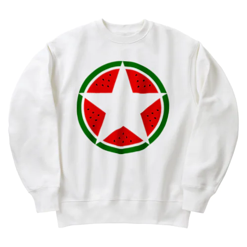 Suica star Heavyweight Crew Neck Sweatshirt