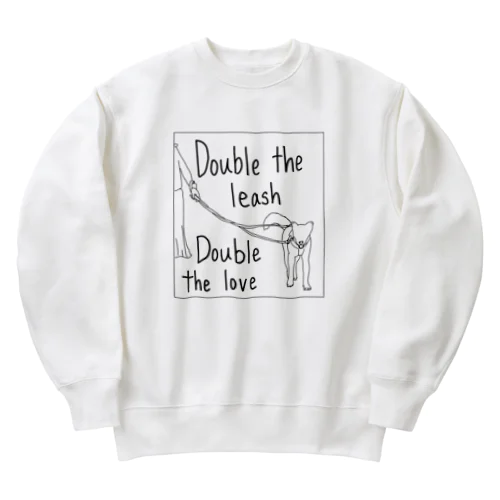 Double the love Heavyweight Crew Neck Sweatshirt