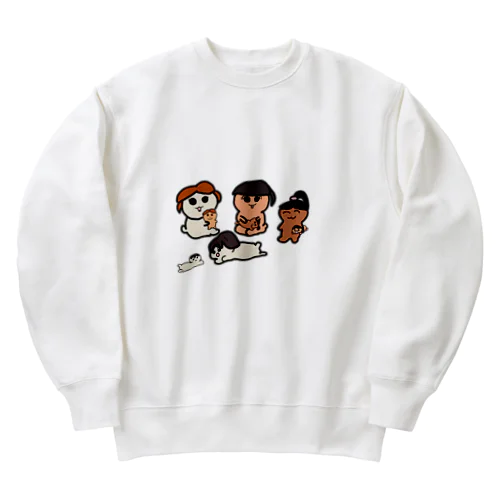 わたしのかぞく！！ Heavyweight Crew Neck Sweatshirt