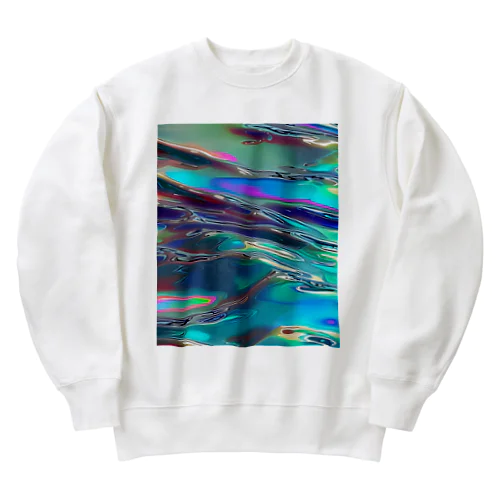 Quantum Wave Heavyweight Crew Neck Sweatshirt