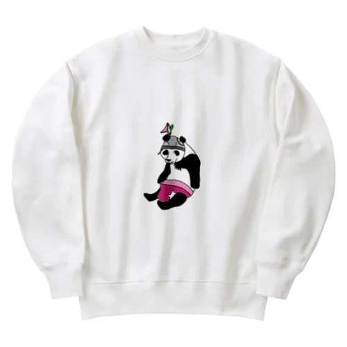 パンツが大好きなパンダ Heavyweight Crew Neck Sweatshirt