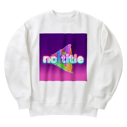 架空のCDジャケット Heavyweight Crew Neck Sweatshirt