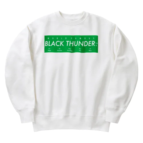 BLACK THUNDER Heavyweight Crew Neck Sweatshirt