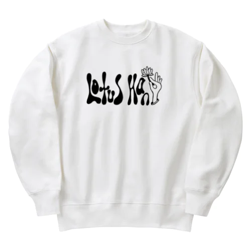 ロータス　ハンド　モノトーン Heavyweight Crew Neck Sweatshirt