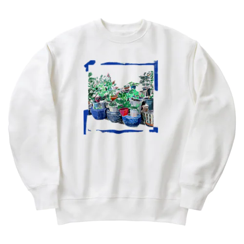 まちなか植木鉢 Heavyweight Crew Neck Sweatshirt