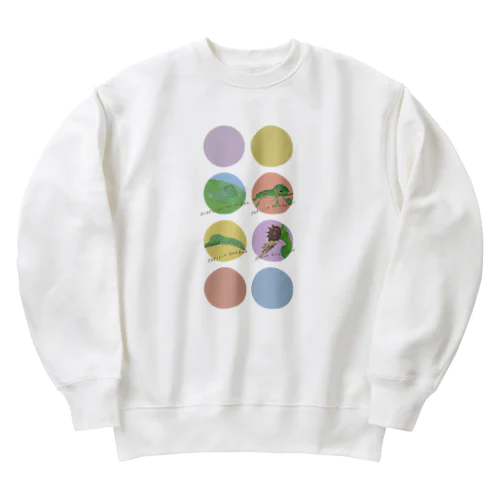 まるまる幼虫 Heavyweight Crew Neck Sweatshirt