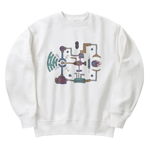 低級マシーンJ-28 Heavyweight Crew Neck Sweatshirt